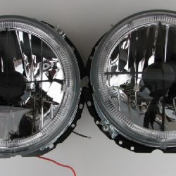 Фонарь передний (с кольцом) на Nissan Patrol Y60, Toyota LJ70, Suzuki Samurai, Jeep Wrangler